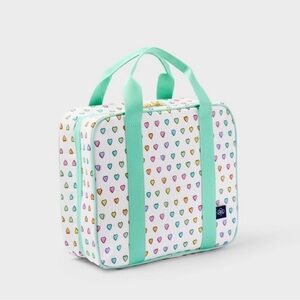 Roller rabbit x target hanging toiletry bag disco hearts nwt